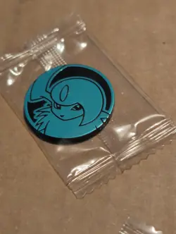Pokemon Light Blue Absol Mini Coin From Chinese Gift Set - Image 1