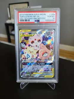 Pokemon PSA 10 Togepi & Cleffa & Igglybuff GX 143a/236 Premium Collection S#9498 - Image 1
