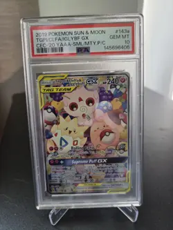 Pokemon PSA 10 Togepi & Cleffa & Igglybuff GX 143a/236 Premium Collection S#9498 - Image 2