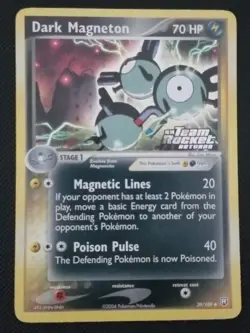 2004 Pokemon Dark Magneton EX Team Rocket Returns 39/109 Reverse Holo Stamped NM - Image 1