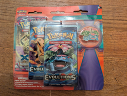 Pokemon TCG XY Phantom Forces/Evolutions 3 Pack with Mega Venusaur Pin - Image 1