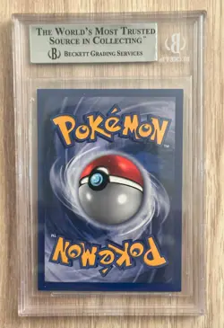 Pokemon GYARADOS Unlimited Square Cut Error BGS 9 MINT 6/102 # 0011824194 - Image 4