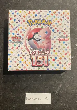 Pokemon Japanese 151 Booster Box Factory Sealed Scarlet & Violet - Image 3