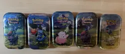 5 SEALED Pokemon TCG Ascended Heroes Mini Tins - Image 1