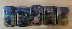 5 SEALED Pokemon TCG Ascended Heroes Mini Tins - Image 2