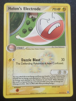 Holon's Electrode RARE 21/113 Delta Species 2005 Regular 70 HP Stage 1 EN - Image 1