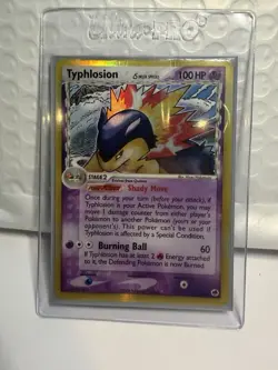 Pokemon TCG EX Dragon Frontiers Typhlosion Delta Species Holo Rare 12/101 MP/LP - Image 1