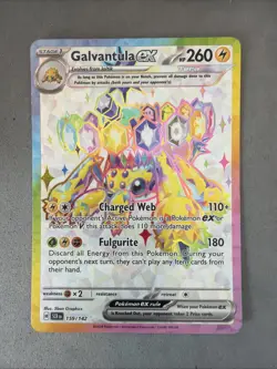 Pokemon TCG * SV Stellar Crown * 159/142 Galvantula ex Ultra Rare ex HOLO * NM - Image 1
