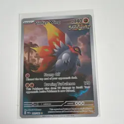 Pokemon Slither Wing 203/182 SV04: Paradox Rift Ancient Rare Basic Holo - Image 1