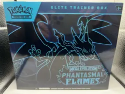 Pokemon TCG Mega Evolution Phantasmal Flames Elite Trainer Box ETB Sealed - Image 1