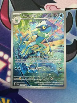 Pokemon Chaos Rising Frogadier IR NM 089/086 - Image 1