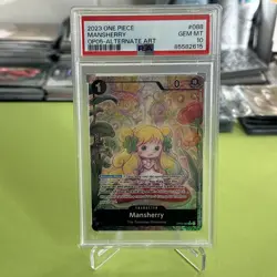 2023 One Piece Mansherry OP05-Alternate Art PSA 10 - Image 1