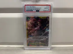 Donquixote Rosinante One Piece CCG OP04-119 Kingdoms of Intrigue Foil SR PSA 10 - Image 1