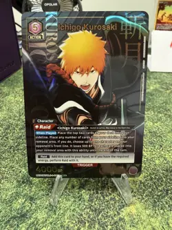 Union Arena Bleach Ichigo Kurosaki UE01BT/BLC-1-041 Super Rare SR* Alternate Art - Image 1