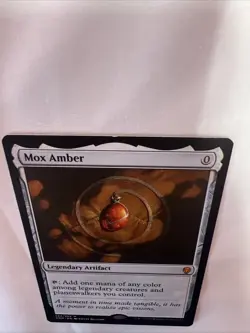 Mox Amber Dominaria Card Magic the Gathering Regular Near Mint Condition - Image 2