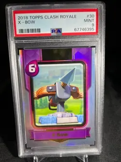 2018 Topps Clash Royale EPIC Card XBOW PSA 9 5th ever graded - Image 1