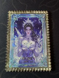 Goddess Robin Diamond Card Metal Beautiful Waifu Doujin Case Prize One Piece - Image 1