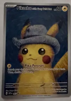 Pikachu with Grey Felt Hat 085 Sv: Scarlet & Violet Promo Cards Regular - Image 1