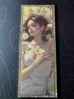 Boa Hancock Diamond Card Thick Metal Pretty Waifu Doujin Case Prize Numbered - Image 1