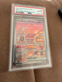 PSA 10 Mew EX Pokemon Card SVP 053 Scarlet & Violet 151 UPC Promo Gem Mint - Image 1