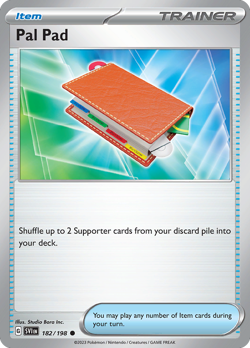 Pal Pad 182/198 Common | Scarlet & Violet | Pokemon Card - Image 1