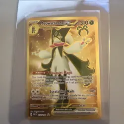 Pokemon TCG Meowscarada ex 271/193 2023 Paldea Evolved Hyper Rare Card - NM - Image 1