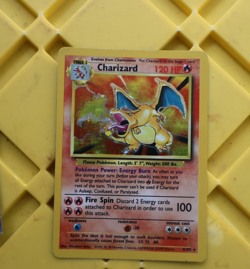 Rare 1999 Pokemon Stage 2 Charizard 4/102 Holo Rare Shadowless Card - Image 1