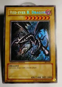 Red Eyes Black Dragon BPT-005 Secret Rare Limited Edition Yu-Gi-Oh Card NM - Image 1