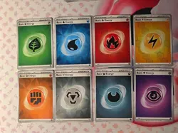 Pokemon Holo Energy Cards Lot Of 8 - Image 1