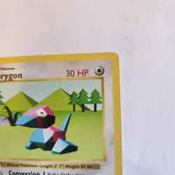 Porygon 39/102 1st Edition Shadowless Base Set Pokemon Card TCG LP - Image 3