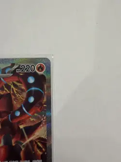 Pokemon Volcanion ex Special Art Rare Full Art Holo Korean Card Sv9 124/100 - Image 3