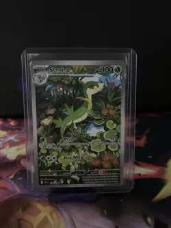 Pokemon TCG Servine Illustration Rare Black Bolt NM Condition 88/86 - Image 1