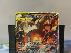 Reshiram & Charizard GX SM201 Black Star Promo Tag Team Pokemon Card NM/NM- - Image 5
