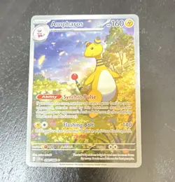 Pokemon TCG Ampharos Illustration Rare Holo 090/086 Chaos Rising - Image 1