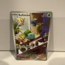 Pokemon Bulbasaur 143/142 Sv07 Stellar Crown Illustration Rare Holo Eng 70 HP - Image 2