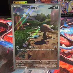 The Pokemon Company Paldean Wooper 102/094 ME02 Illustration Rare Holo English - Image 1