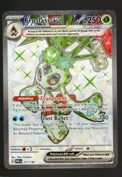 Pokemon Froslass ex SV04: Paradox Rift #217/182 NM - Image 1