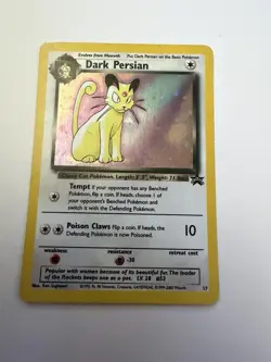 Wotc Promo Dark Persian 17/53 Holo Promo 60 HP Stage 1 Pokemon TCG English - Image 3