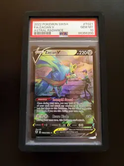 Pokemon Zacian V Full Art Astral Radiance #TG21 PSA 10 (GEM MINT) - Image 1
