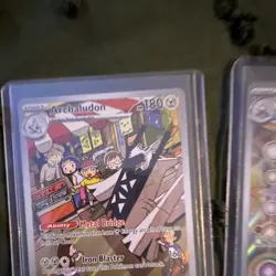 Pokemon TCG 6-Card Holo Lot ex/EX Mega Team Rocket - Audino Sprigatito + More - Image 3