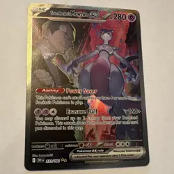 Team Rocket's Mewtwo ex 231/182 Sv10: Destined Rivals Holo - Image 1