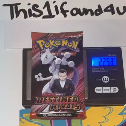 22.53/54g HEAVY🏋Pokemon TCG: Destined Rivals - English Booster Pack SEALED - Image 1