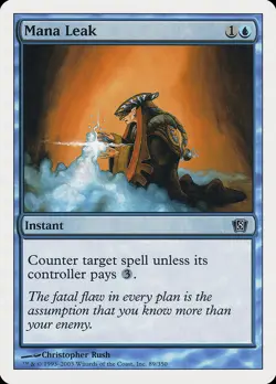 4x Mana Leak - LP - 8th/9th Edition - SPARROW MAGIC mtg - Image 1