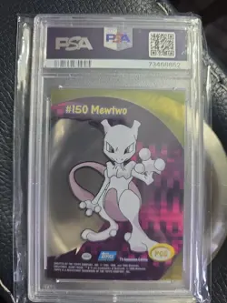 2000 Topps Pokemon Mewtwo TV Animated Clear Cards #PC5 NM Mint Rare Series 2 - Image 2