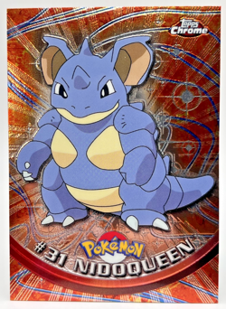 Pokemon Topps Chrome Nidoqueen #31 Series 1 NM - Image 1