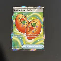 2025 Pokemon Mega Evolution Buddy-Buddy Poffin Ultra Rare #167/132 - Image 1