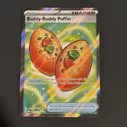 2025 Pokemon Mega Evolution Buddy-Buddy Poffin Ultra Rare #167/132 - Image 2