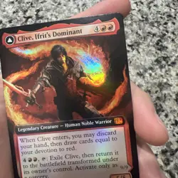 Clive, Ifrit's Dominant (Extended Art)-Final Fantasy- (FOIL)(NM) 0458 M - Image 4