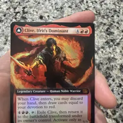 Clive, Ifrit's Dominant (Extended Art)-Final Fantasy- (FOIL)(NM) 0458 M - Image 5