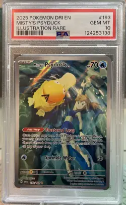 Pokemon PSA 10- Misty’s Psyduck SIR Destined Rivals ENG - Image 1